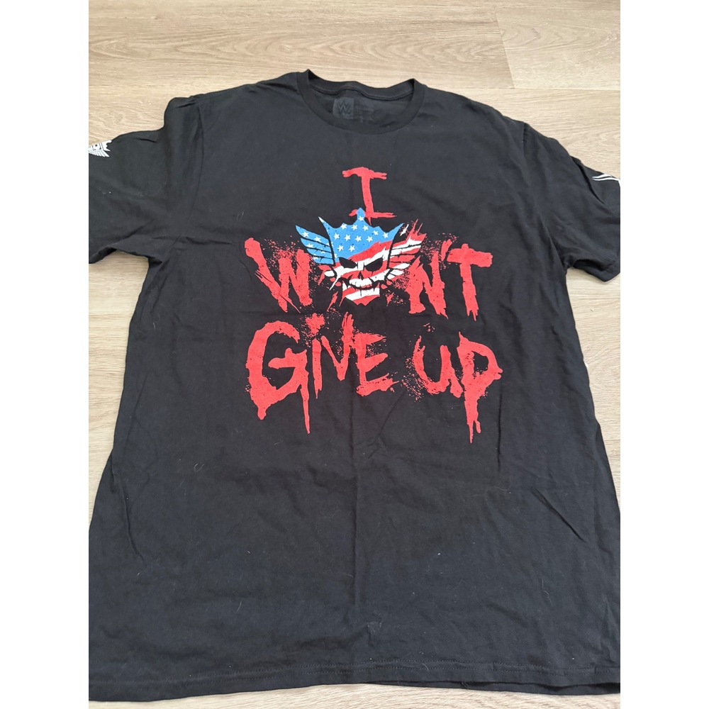 WWE Cody Rhodes American Nightmare I Wont Give Up T-Shirt Black XL Cena Did